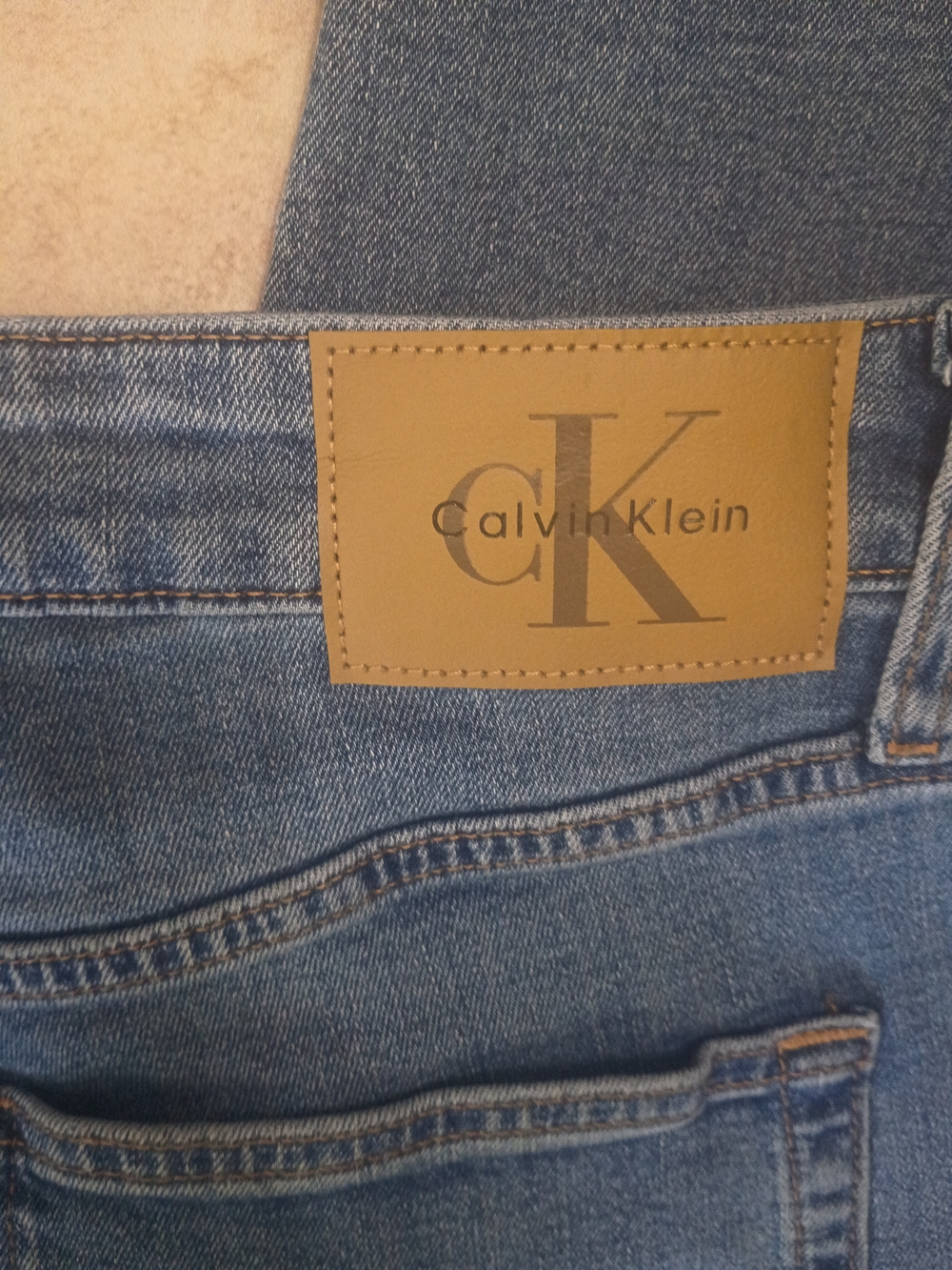 Calvin Klein Jeans Women's Straight Leg Light Blue Denim - Picture 10 of 12